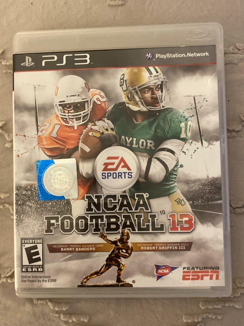 NCAA Football 13 PS3 PlayStation 3 CIB Complete EA Sports Barry Sanders RG3